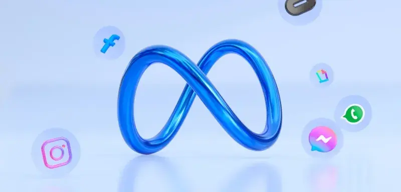 Logo Meta sur un smartphone illustrant les licenciements