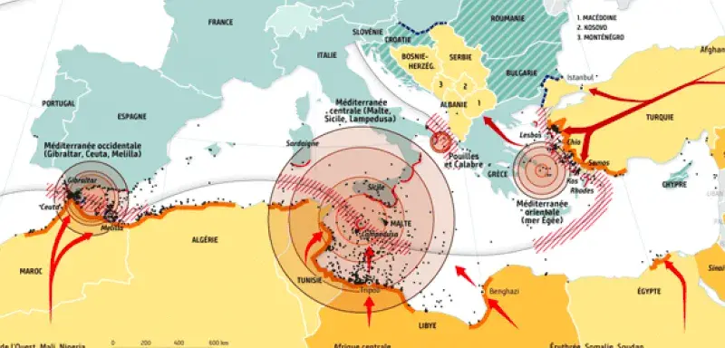 Malgré l’hiver et les tempêtes, les traversées migratoires se poursuivent en Méditerranée, au prix de drames humains répétés.