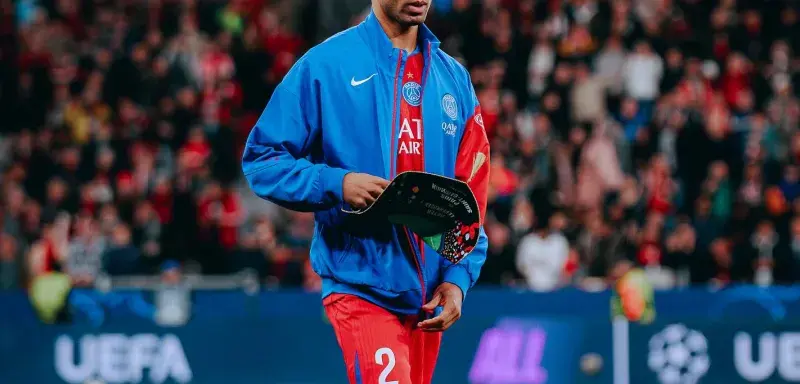 Achraf Hakimi, capitaine des Lions de l'Atlas et joueur du PSG