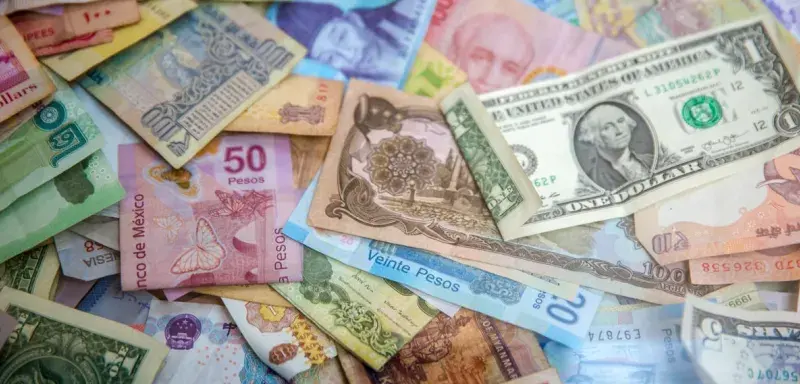 Billets en euros et bureau de change