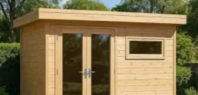 Jardin avec abri soumis à la taxe d'aménagement en France