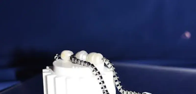 Bijoux exposés dans une vitrine de bijouterie