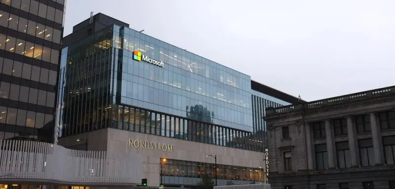 Bâtiment Microsoft, siège de la multinationale américaine du numérique