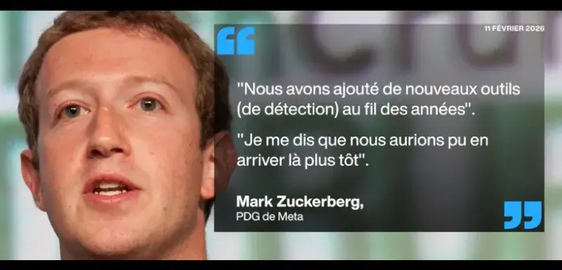 Mark Zuckerberg témoigne au procès sur l'addiction des jeunes aux réseaux sociaux à Los Angeles