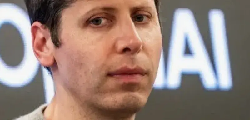 Sam Altman, PDG d'OpenAI, lors d'une conférence sur l'intelligence artificielle