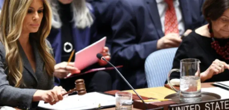 Melania Trump préside une réunion du Conseil de sécurité de l'ONU à New York
