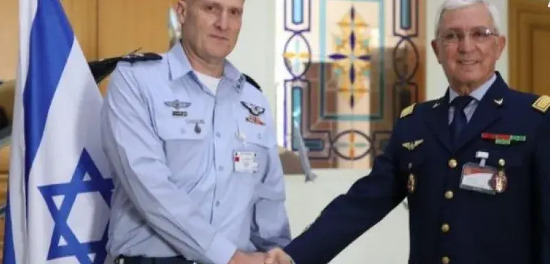 Drapeau Israél et Maroc symbole de partenariat stratégique