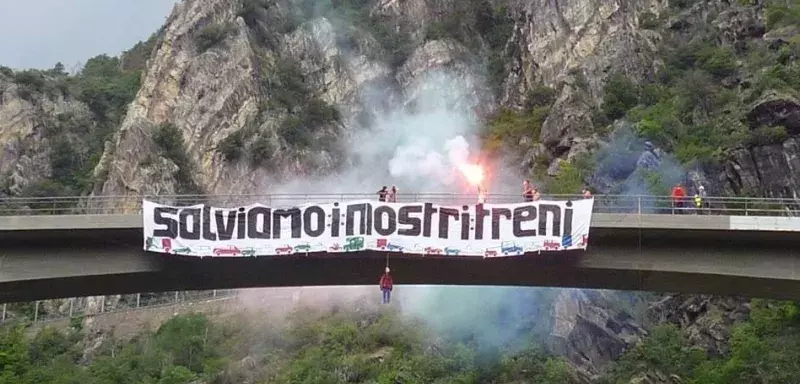 Les usagers de la ligne européenne Nice-Turin se mobilisent pour sa sauvegarde et son développement. (DR)