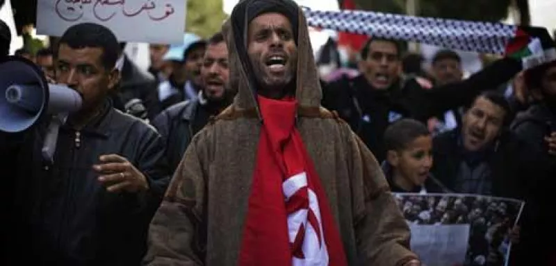 Principale artère du centre-ville de Tunis, l'avenue Bourguiba, était remarquablement "aménagée" pour recevoir cette manifestation... (DR)