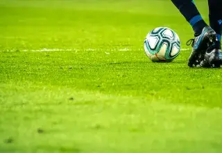 Supporters de football lors d'un match international