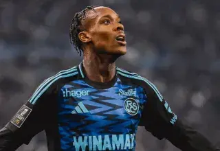 Emanuel Emegha, capitaine du RC Strasbourg