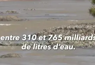 Datacenter consommant de l'eau pour le refroidissement des serveurs d'intelligence artificielle