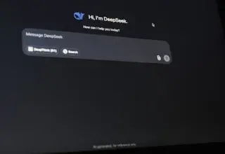 Intelligence artificielle et droit : écran affichant une interface IA dans un environnement professionnel