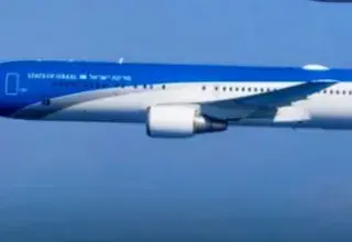 Illustration pour l'article: L'avion de Netanyahu, était en route vers les États-Unis mardi, a traversé l'espace aérien de trois pays signataires du Statut de Rome