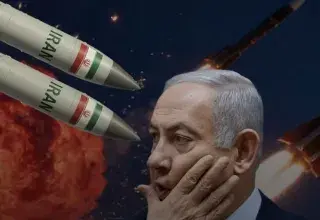 Illustration représentant les tensions entre l'Iran et Israël dans le conflit du Moyen-Orient