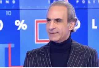Richard Haddad sur le plateau de CNews