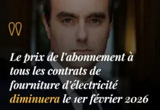 Sebastien Lecornu annonce une baisse du prix de l'électricité