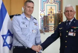 Drapeau Israél et Maroc symbole de partenariat stratégique