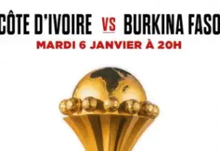 Match de football Côte d'Ivoire vs Burkina Faso