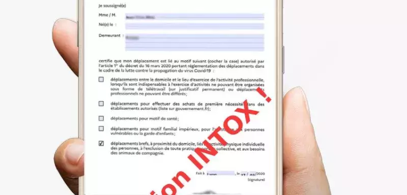 Attention évitez de remplir l'attestation sur l'honneur sur votre smartphone, vous risquerez une amande ! 