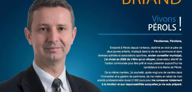 Qui est Frédéric Briand, ex-candidat DVD à Pérols, aujourd'hui parachuté par le FN sur le canton de Frontignan et arrivé au 2nd tour face à la liste Pradelle-Bouldoire soutenue par les 6 maires de ce territoire ? 