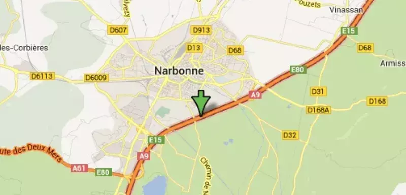 Le drame est survenu à la Narbonne, dans l'Aude. (© Google Maps)