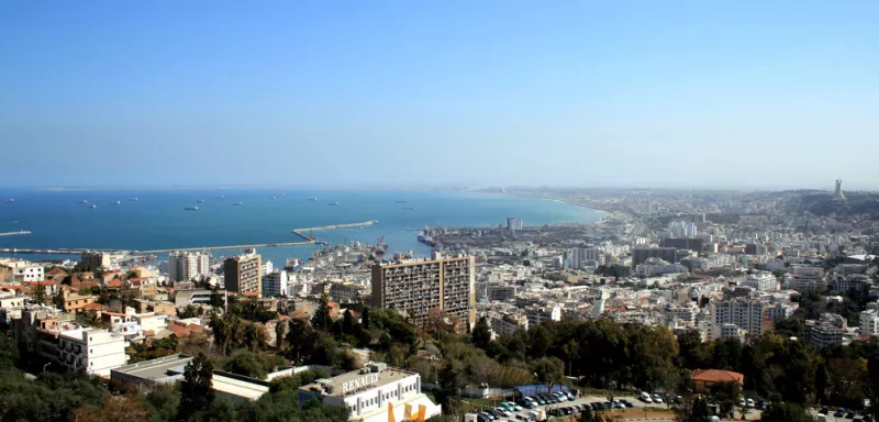 l'épicentre du séisme se situait en mer, à 19 km au nord-est de Bologhine, un quartier d'Alger... (DR)