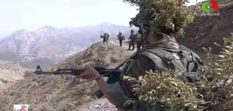 Quelque 3000 soldats opèrent dans le massif montagneux du Djudjura en Kabylie, à l'est d'Alger... (DR)