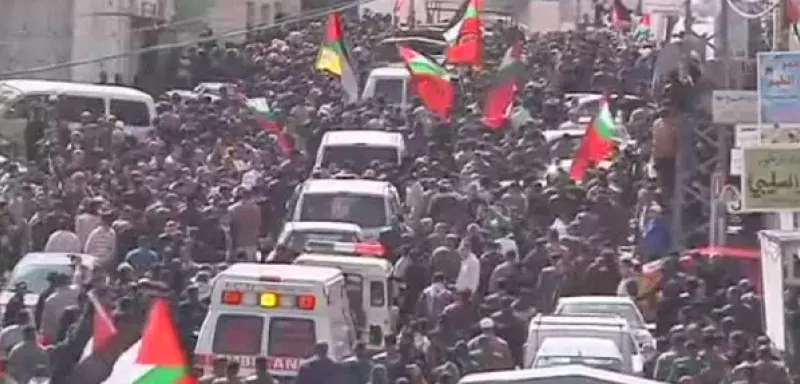 Arafat Jaradat a été inhumé dans son village de Sa’ir, près d’El Khalil (sud de la Cisjordanie) (DR)