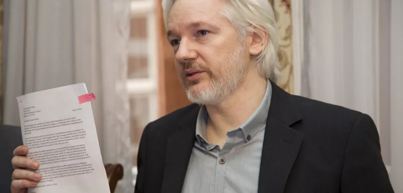 Julian Assange fondateur de WikiLeaks... (Wikipedia Commons)