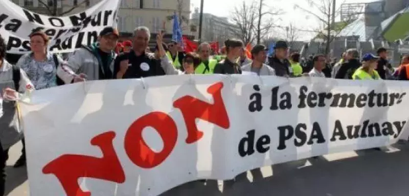 En attendant de sonner le glas une fois passé le cap des présidentielles, PSA a raconté des histoires à ses salariés, avec le silence complice de la droite alors aux commandes (DR)