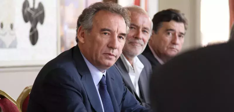 Après une journée de réunions avec les cadres de son parti, François Bayrou (Modem) a parlé. (DR)