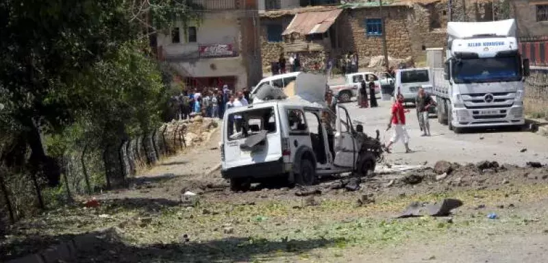 Le lieu de l'attentat dans la province de Hakkari (photo: Xinhua)