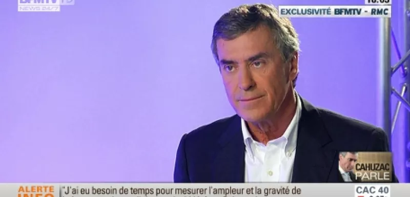 La séance de confession de Jérôme Cahuzac... (capture d'écran)