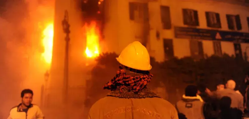 Affrontements sur la place Tahrir (Xinhua)