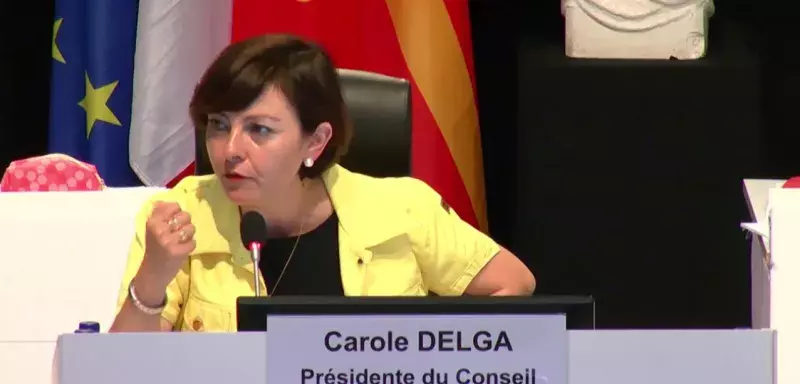 Carole Delga, présidente de la région Occitanie, Pyrénées-Méditerranée. 