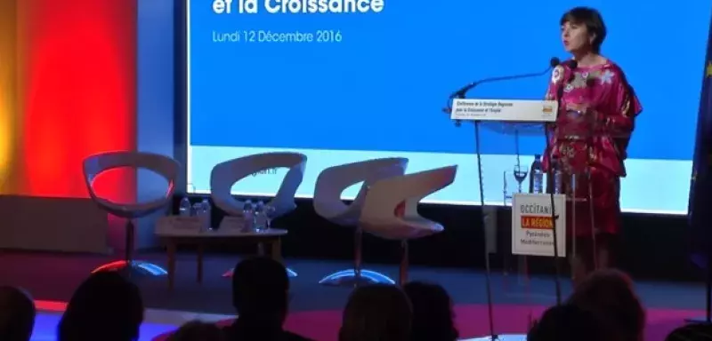 Carole Delga, présidente de la Région Occitanie / Pyrénées-Méditerranée : "Notre priorité, c'est la création d'emplois".