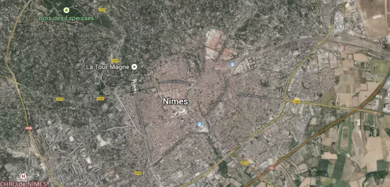 3 des 4 personnes interpellées l'ont été à Nîmes. ( © Google Maps)