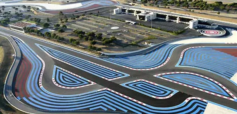 Le jet s'est écrasé dans l'enceinte du circuit du Castelle (DR)