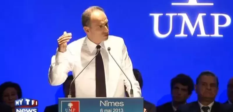 Dans la capitale du Gard, Jean-François Copé a jugé que la première année de la présidence de François Hollande était un échec cuisant. (Capture d'écran LCI)