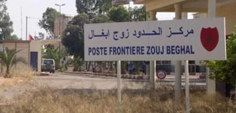 Le poste frontière entre l'Algérie et le Maroc. (DR)