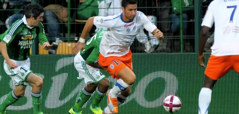 Meilleur buteur de la Ligue 1, Olivier Giroud (MHSC) est appelé chez les Bleus. 