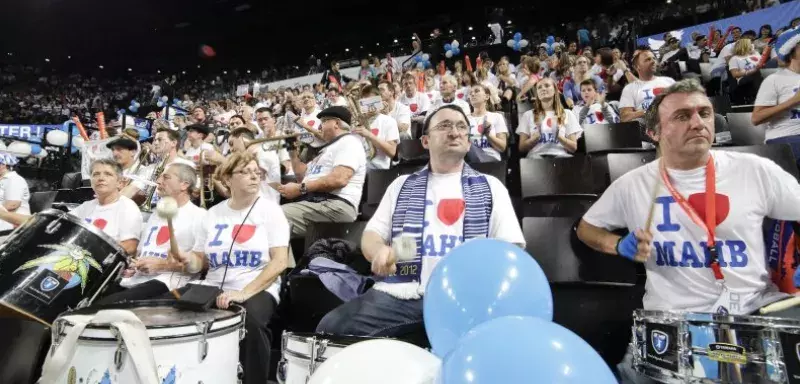 Les heureux bénéficiaires de l'offre de Montpellier Agglomération pourront assister gratuitement au match MAHB-Dunkerque, ce jeudi. (© MAHB)