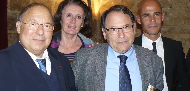 Mickaël Iancu (à droite) et Dalil Boubakeur (à gauche).