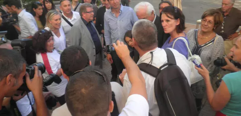 Stéphane Taponier est arrivé dans un grand calme et une grande pudeur,  au mili