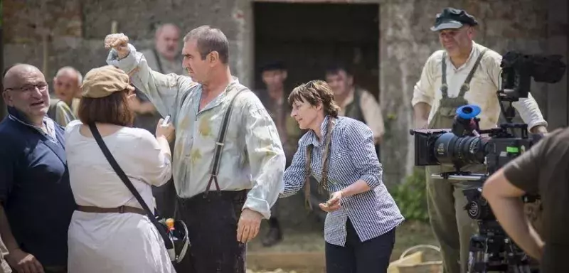 Éric Cantona dans le tournage d"Anka la Brésilienne"