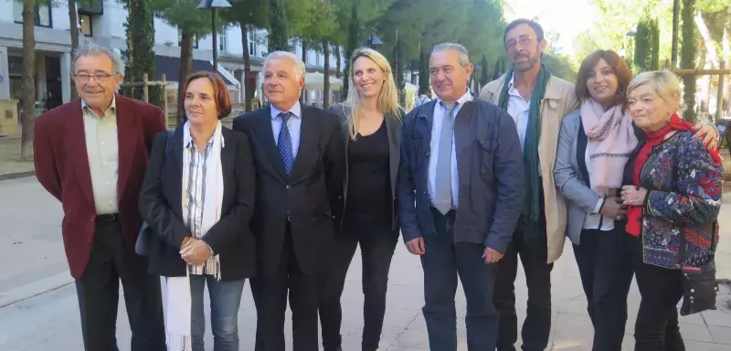 Anne Brissaud, Jeane-Lise Chavant, Daniel Vercier, Alain Helley, René Lopez, Boulahia Ilham, Eric Petit,... Toutes et tous ont voulu rappeller que "l’UDI n’avait pas le monopole de la parole du centre". (© Nicolas Ethève) 