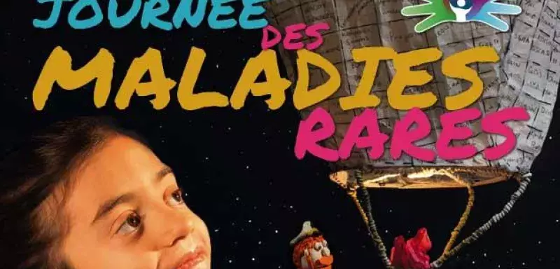 L'affiche de la Journée des maladies rares organisée ce samedi à Montpellier, en Languedoc-Roussillon. 