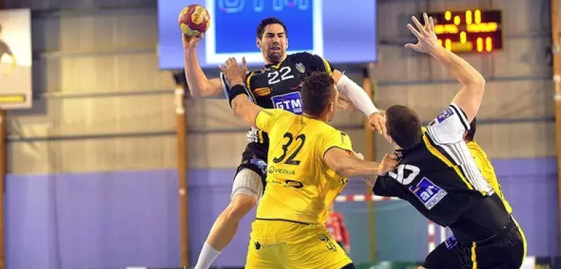 Nikola Karabatic devrait quitter Aix-en-Provence en fin de saison pour rejoindre Barcelone. (Capture écran du site officiel du PAUC)