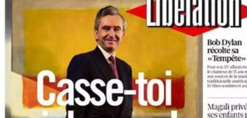 La Une de Libération de lundi 10 septembre...